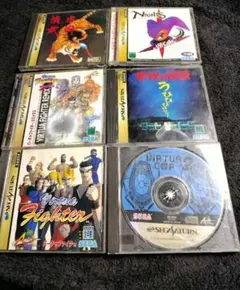 セガサターン ゲームソフト6枚セット　ジャンク