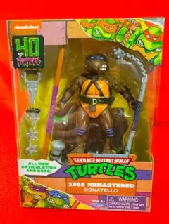 ニコロデオン タートルズ ドナテロ リマスタード版 40周年 フィギュア
