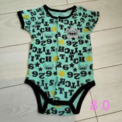 リロ・アンド・スティッチ半袖ロン パース ８０ パイル素材