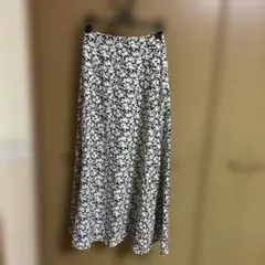フレアロングスカート 花柄