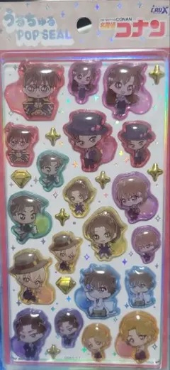正規品　名探偵コナン　ジュエル うるちゅるポップシール　コナン