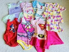 【ディズニー女の子80-90cm】まとめ売り　ロンパース　甚平