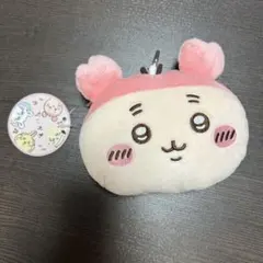 ちいかわ ぬいぐるみパスケースポーチ　古本屋　カニちゃん　定期入れ　モモンガ