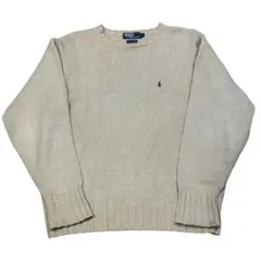 Polo by Ralph Lauren ベージュニットセーター