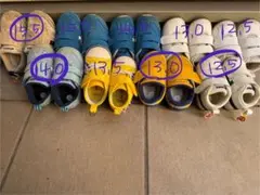 asics 子ども靴　9足セット　スニーカー 12.5〜15.5まで