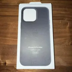 iPhone14ProMax用　純正レザーケース　ミッドナイト　おまけ付き