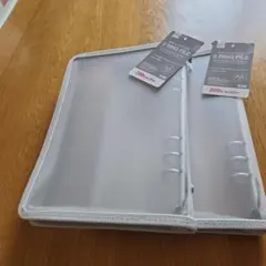 ダイソー　A5 6リングファイル 　グレー2個セット