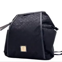 未使用タグ付き　クリスチャンオリビエ　リュック　モノグラム柄　ロゴ　A4収納◎