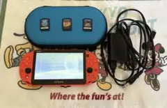 オレンジ PS Vita 2000本体 充電器付き 箱無し