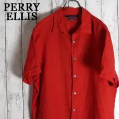 【希少カラー】PERRY ELLIS ペリーエリス 麻100％ リネンシャツのサムネイル