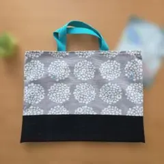 ハンドメイド　レッスンバック　ポップコーン　犬