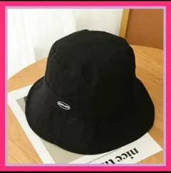 バケットハット　帽子　レディース　夏　黒