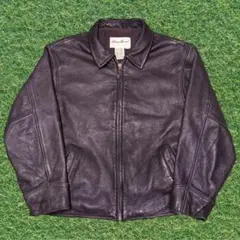 90s Eddie Bauer Leather Zip Up Jacket