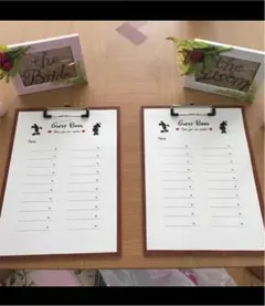 結婚式 ゲストブック 芳名帳 ウェルカムスペース