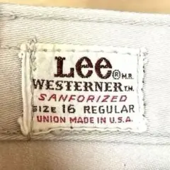 Lee WESTERNER ストレート70s USA製 ボーイズサイズ - メルカリ