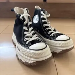 《お値下げ可能》CONVERSE ALL STARブラックハイカット厚底スニーカ