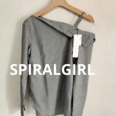 新品　タグ付 SPIRALGIRL　ブラウス スバイラルガールのサムネイル