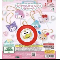 サンリオ　カラフルキャンディチャーム　ガチャガチャ　けろっぴ