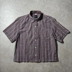 00s archive cboy cropped check shirt box