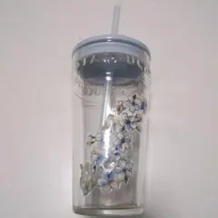 スタバ SAKURA2026 グラスタンブラー エアリーブルー 473ml