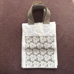 花柄プラスチックショップ袋セット　12枚