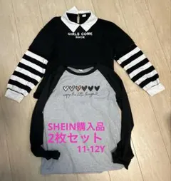 SHEIN 長袖カットソー 2枚セット