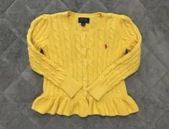 POLO Ralph Lauren キッズ　イエローカーディガン