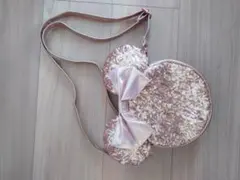 東京ディズニーリゾート　ミニーちゃん　ショルダーバッグ　スパンコール