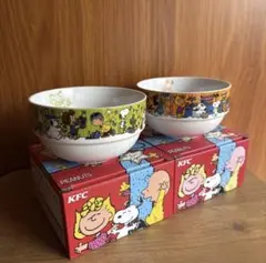 KFC PEANUTS スープボウル 2個セット　2020年限定品のサムネイル