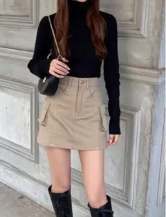 インパン付きミリタリーミニスカート［gm652］