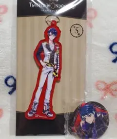 ツイステ デュース 缶バッジ アクリルチャーム