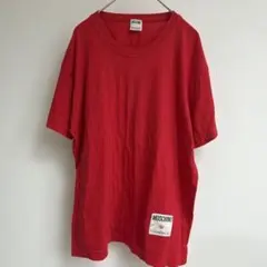 MOSCHINO UNDERWEAR モスキーノ Tシャツ 半袖 赤 レッド L