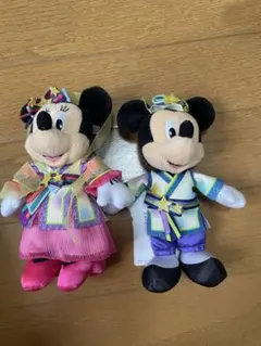ディズニー　ぬいぐるみバッジ