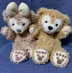 訳あり　ディズニーシー　ダッフィー　シェリーメイ　ハンドパペット　各1つ　計2つ