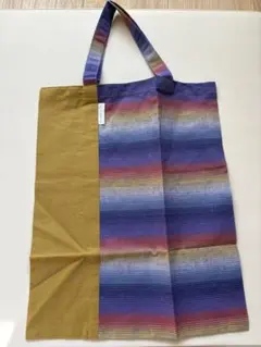 ハンドバッグ ストライプ トートバッグ