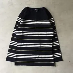 【高級】 BURBERRY バーバリー　ニット　セーター　マルチボーダーのサムネイル