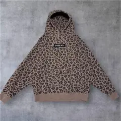MILKFED　ミルクフェド　ヒョウ柄　パーカー　トレーナー　XL