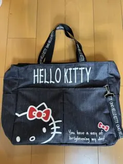 【未使用品】HELLO KITTY デニム調 トートバッグ　サンリオのサムネイル