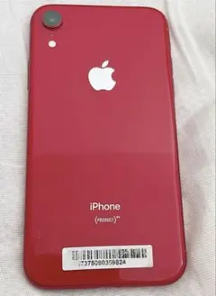 Apple iPhoneXR (赤) 本体　64