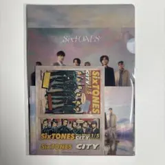 SixTONES わたし　クリアファイル・プロフィールカード・シールセット
