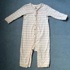 baby GAP ストライプロンパース 12-18ヶ月