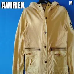 AVIREX アヴィレックス ボンバージャケット フード付 リブ付 M 黄色のサムネイル