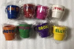 JSB3 ミニコップキーホルダー8点セット。1705