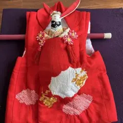 七五三　三歳　正絹絞り被布