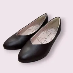 アシックス asics Lady worker パンプス ブラウン 24