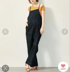 Lee/リー 華奢見えリラックスサロペット　インディゴブルー