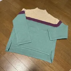 ★未使用★AZUL 個性的　カラーリングニット　M