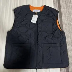 【WILLIAM B.ELIOTT】リバーシブルキルトベスト　ニコアンドタグ付き