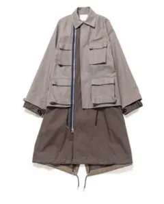 sacai 2014春夏モデル　モッズコート　3サイズ 0303925E0050_m1_a001.jpg