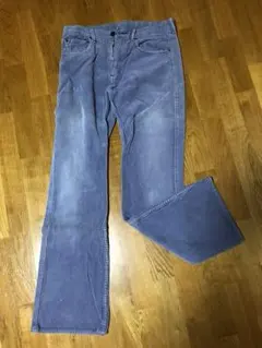 パープル コーデュロイパンツ